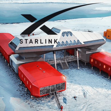 Спутниковый интернет Starlink заработал в Антарктиде